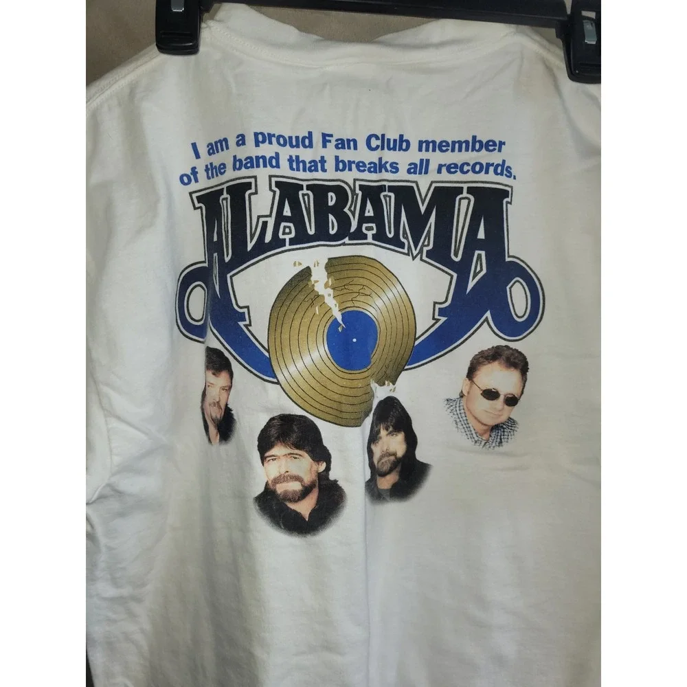 2 Alabama Fan Club Member 1999/2003 Country Music T-Shirts, Size X-Large/large